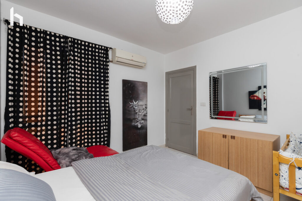 Two spacious bedrooms offering a peaceful retreat in your Al Rehab City apartment.
